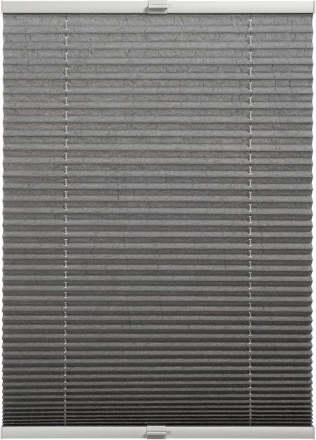 Schöner Wohnen Plissee Milla Grau B: 120 cm, H: 130 cm - Bild 1