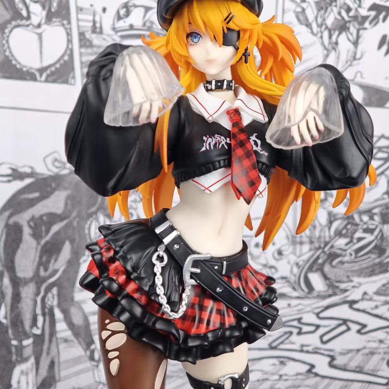 Bandai Anime-Figur Rockband Asuka, Action-Statue, Mädchen, Einzelfigur - Bild 3