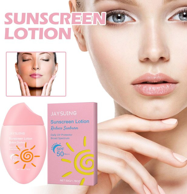 Jaysuing Sonnencreme Lotion, LSF 50+, Gesicht und Körper, Fettige Haut - Bild 1