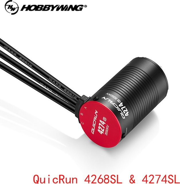 HOBBYWING QuicRun 4274SL G2 2000KV 4268SL G2 2600KV 4268/4274 SL G2 Bürstenloser Motor, 1:8 RC-Automodell Geländewagen - Bild 1