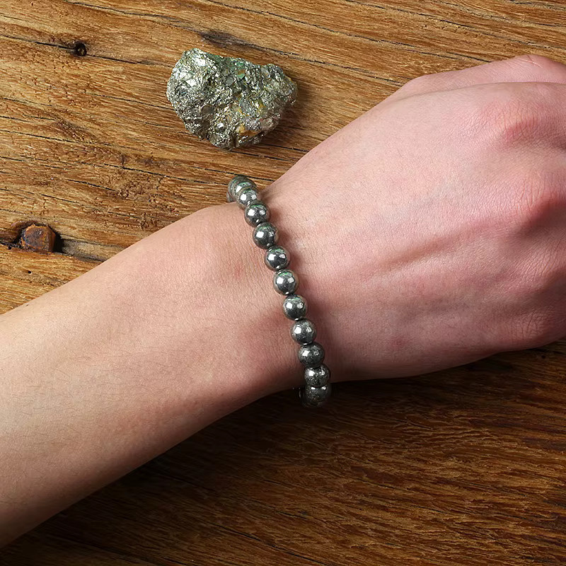 HOBBORN Armband, Pyrit, Silber, Unisex - Bild 3
