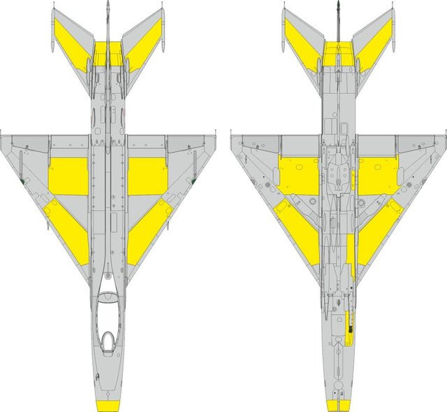 Eduard MiG-21F Surface panels - Bild 1