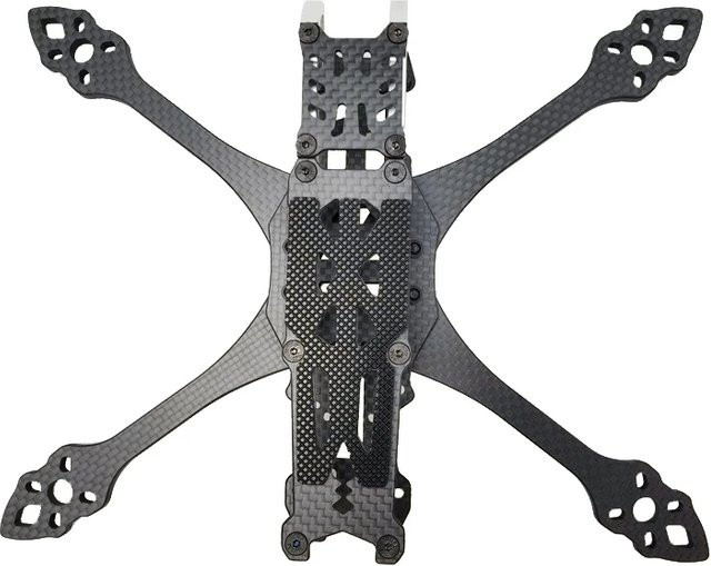 U-Angel-1988 RC MARK5 5 Zoll FPV Kohlefaserrahmen, Schwarz - Bild 1