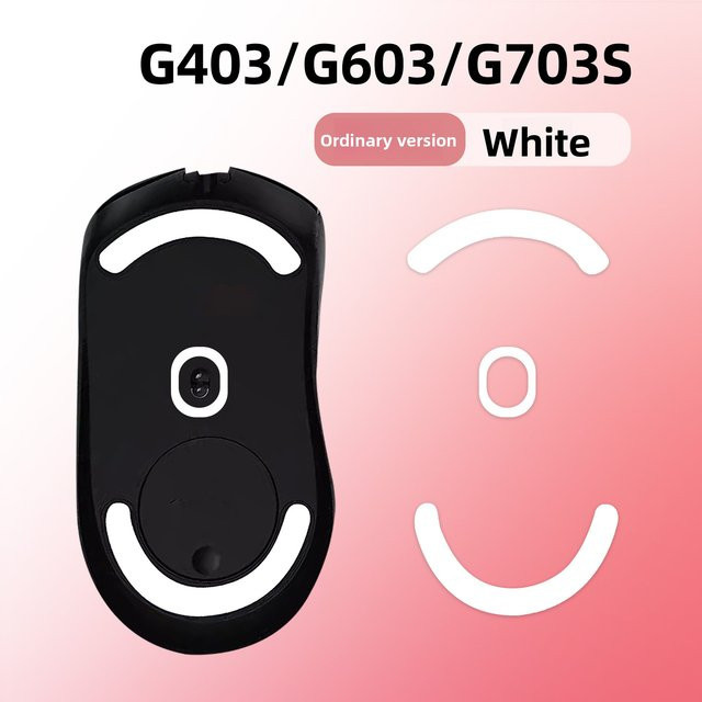 Logitech Ersatz-Maus-Skates mit abgerundeten Gleitern und gebogenen Kanten für G403, G603 und G703 Gaming-Mäuse - Bild 1