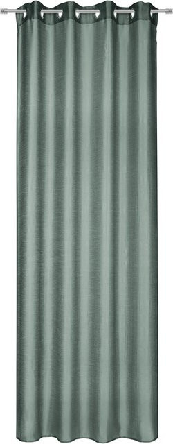 Modern Living Ösenvorhang Dolly transparent grün B: 140 cm, H: 245 cm - Bild 1