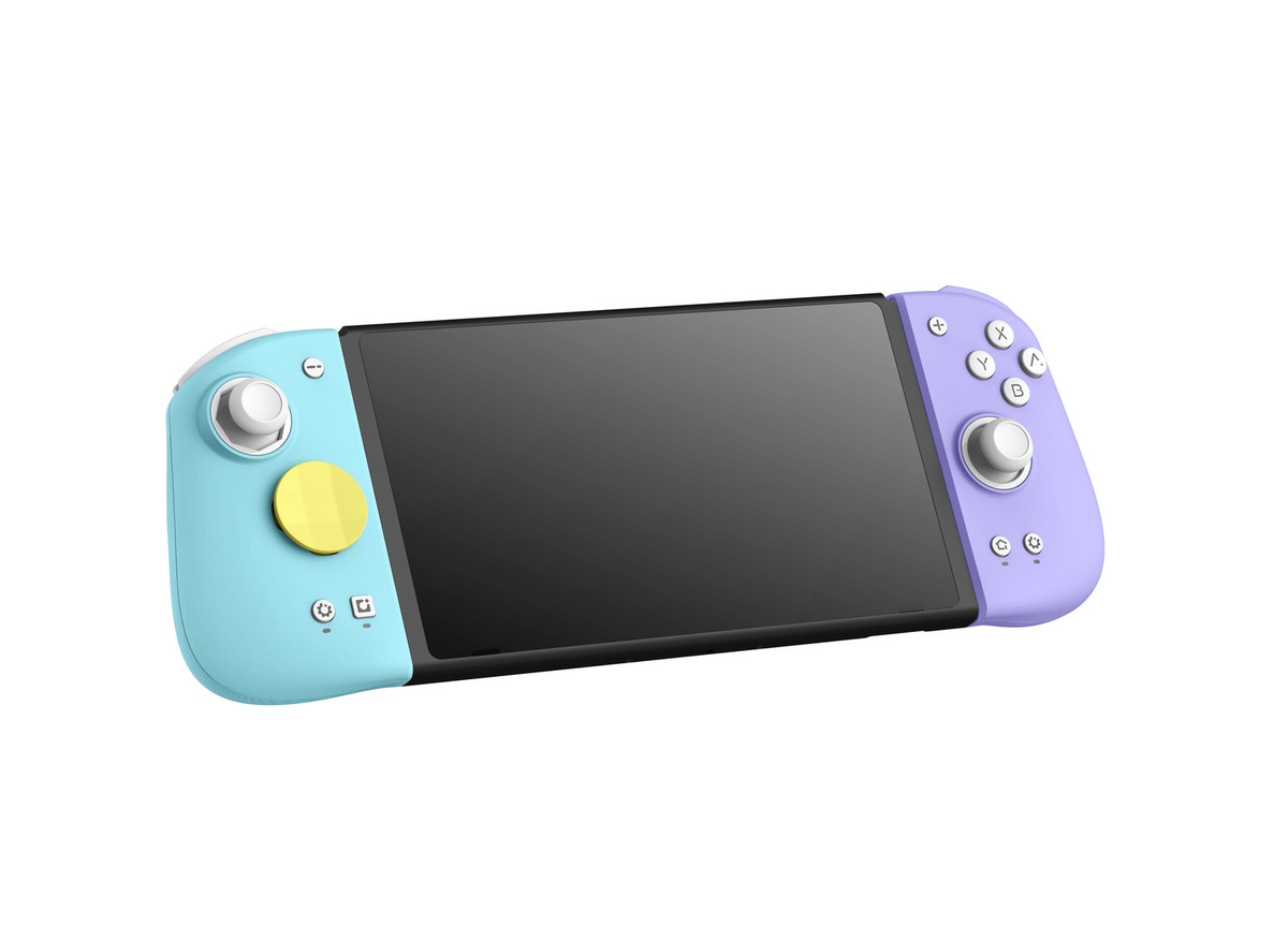 MOBAPAD Gemini 2-Game-Controller-Gamepad Set mit M6 S/HD-Version und Hall-Joystick für Nintendo Switch NS OLED in Blau und Lila - Bild 2