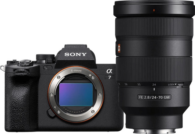 Sony A7 IV Vollformat spiegellose Kamera mit FE 24-70mm f/2.8 GM Objektiv in Schwarz - Bild 1