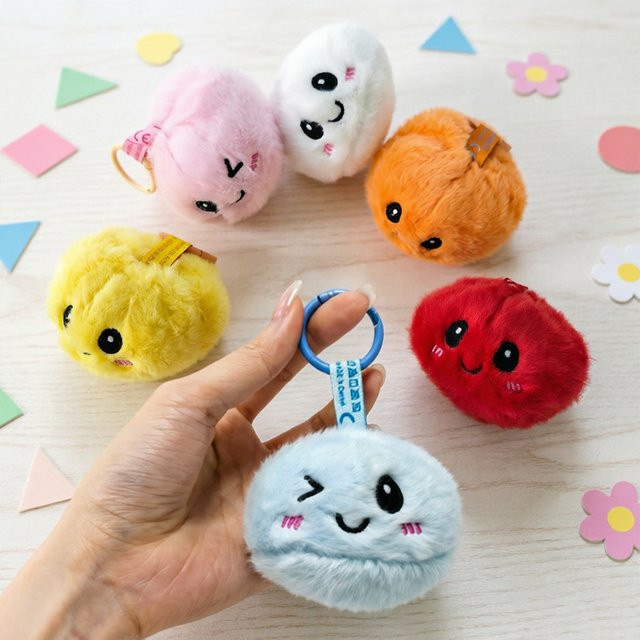 Bandai Simulierter Plüsch-Dumpling, bunter Taschenanhänger, Plüsch / Textil - Bild 1