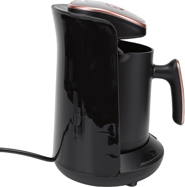 KaiSai Türkische Kaffeemaschine Tragbar, Automatische Elektrische Kaffeekanne mit 600W, Schwarz - Bild 1