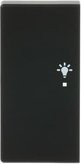 Busch-Jaeger Symbolwippe Licht free@home 2fach Abdeckung Schwarz Tiefschwarz RAL 9005 - Bild 1