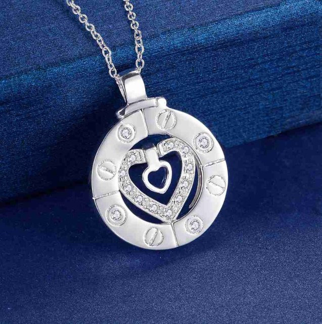 SAY Halskette mit Anhänger, 925 Silber, Zirkonia, Damen - Bild 1