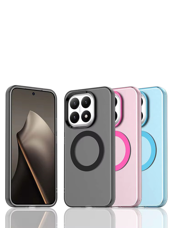 Magnetische transparente Schutzhülle für Xiaomi 15T 14T Pro und Mi 17 Pro Max in Candy-Farben - Bild 7
