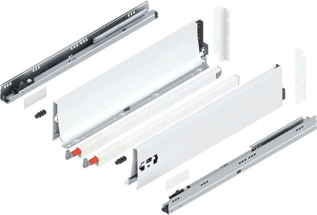 Blum D-Reling K Tandembox antaro Vollauszug Seidenweiß 500 mm 1 Paar - Bild 1