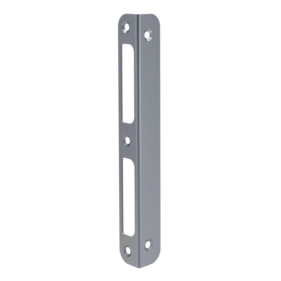 Basi Winkelschliessblech WS 95, verzinkt, rund, silber, B/H: 20 x 170 mm, Rechts/Links verwendbar, 9501-0100 - Bild 2