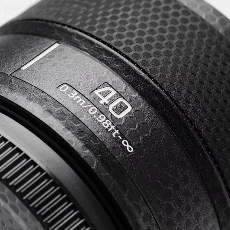 Panasonic Lumix 40mm F2 (S-S40) Objektivaufkleber in Schwarz als Schutzfolie - Bild 3