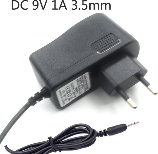 Lamakoki 9V AC-Netzteil für Atari 2600 Videospielkonsole in Schwarz mit Barrel-Plug und EU US UK AU Stecker - Bild 1