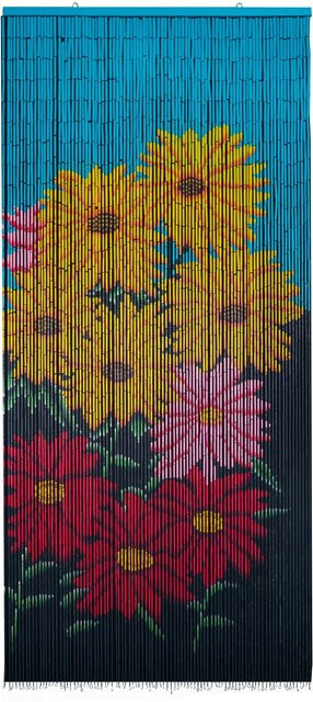 Conacord Türvorhang Flowers aus Bambus in Multicolour, B: 90 cm, H: 200 cm - Bild 1
