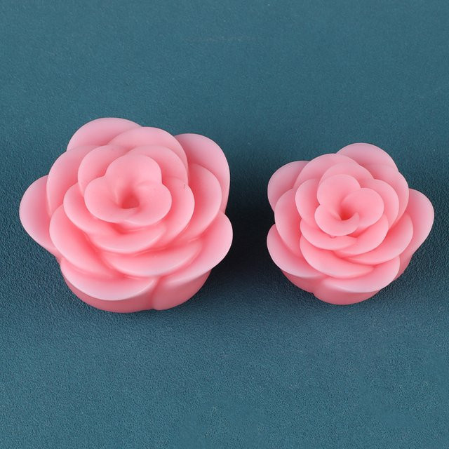 Blume2000 Silikonform Rose für Aromatherapie-Kerzen und handgemachte Seife - Bild 1