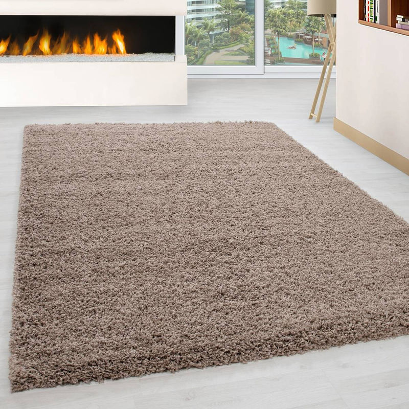 Ayyildiz Hochflorteppich Life Beige Shaggy-Stil B/L: 120 x 170 cm - Bild 2