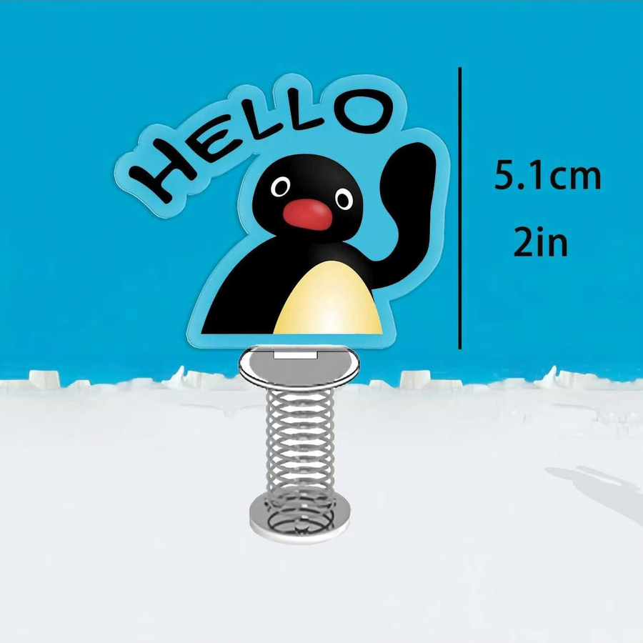 Hasbro Pingu Spring Standee, 2D doppelseitiger Acryl-Ständer, Desktop-Dekoration - Bild 3