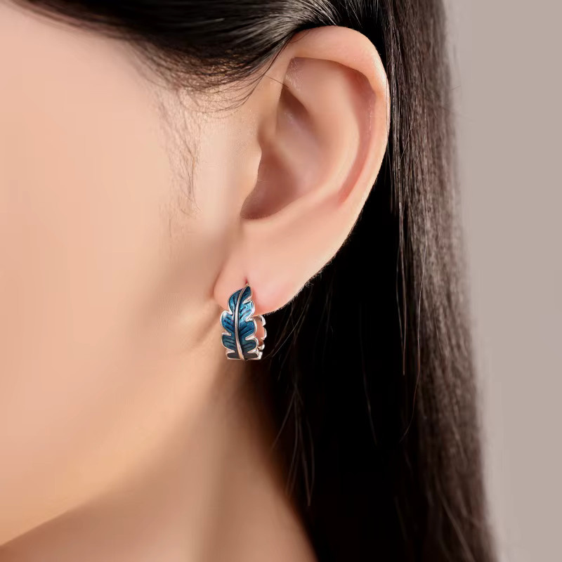 MISEFF Ohrringe, 925 Silber, blau, Damen - Bild 2