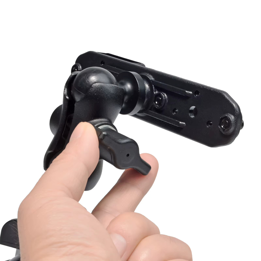 YNIBST 2-in-1 Walkie Talkie Autohalterung und Lautsprecher-Mikrofon-Clip in Schwarz - Bild 2
