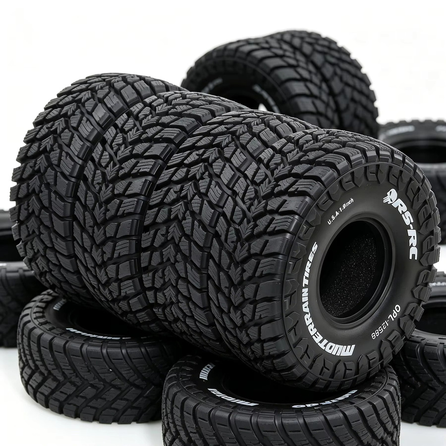 RS Reifen RC Crawler, 1/10, Gummi, Schwarz - Bild 3