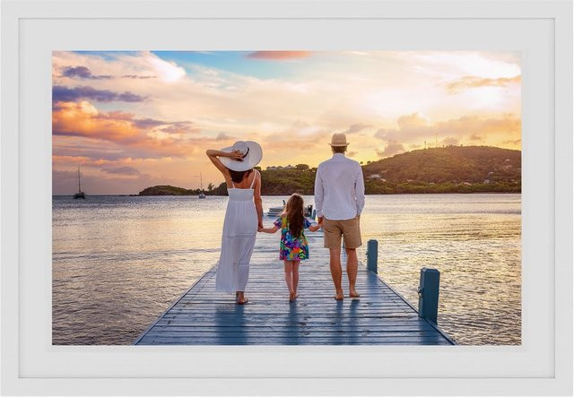 Thomson F10W Smart Photo Frame digitaler Bilderrahmen 10,1 Zoll weiß - Bild 1