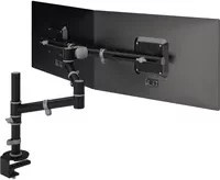 Dataflex Monitorschwenkarm Viewgo 130 mit 2 Armen in Schwarz mit 100x100 VESA-Halterung - Bild 1