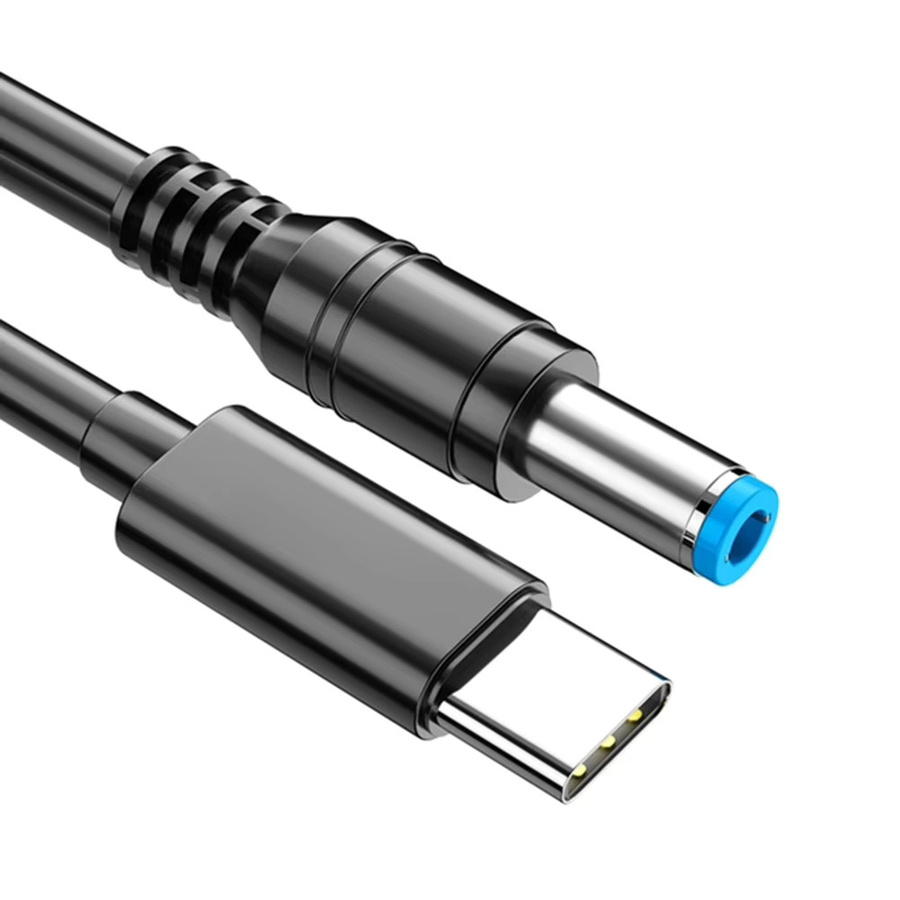 Alloet USB-C auf DC5525 Ladegerät Konverter mit PD100W und E-Marker Chip, Schwarz - Bild 7