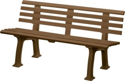 Blome Gartenbank 3-Sitzer braun, Breite: 150 cm - Bild 1
