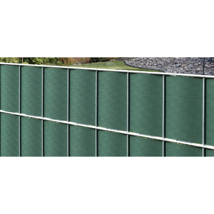 Floraworld Sichtschutz PP-Streifen Dunkelgrün, 5 Stück, B: 19 cm, H: 190 cm - Bild 2