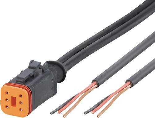ifm Electronic Verbindungsleitung E12548 Buchse gerade, 6-polig, schwarz, Länge: 5 m - Bild 1