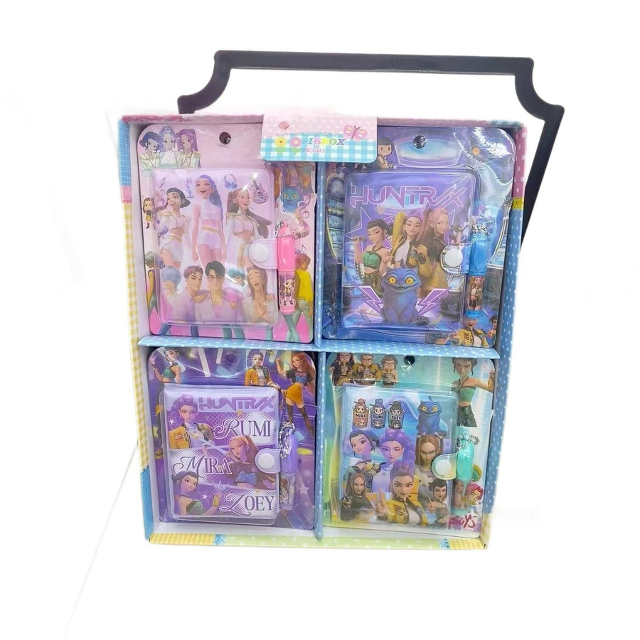 Yiran toy 1 KPOP Dämonenjäger Notizbuch mit Stift-Set in Multicolour für Schüler und Fans - Bild 2