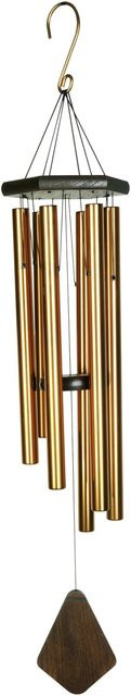 Nature´s Melody Premium Klangspiel aus Aluminium und Buchenholz in Bronze und Gold, Höhe: 91 cm - Bild 1