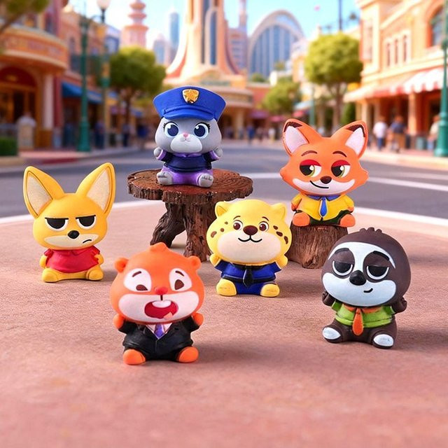 BEAST KINGDOM Disney Zootopia Harzfigur, Bunt / Mehrfarbig - Bild 1