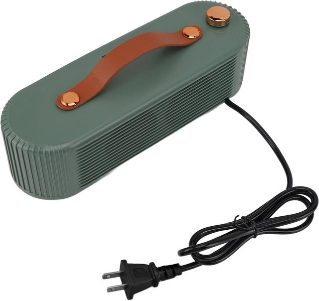 OutsideWorld Multifunktionaler Desktop-Heizlüfter 800W in Grün mit 2 einstellbaren Stufen - Bild 1