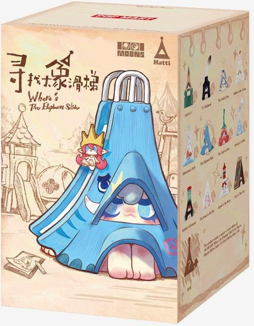 POP MART 1001MOONS Wo ist der Elefant Rutsche Serie, Figuren Blind Box - Bild 1