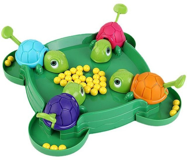 Binchi Wettkampfspiele Schildkröten fressen Bohnen, Partyspiel, ab 3 Jahren - Bild 1
