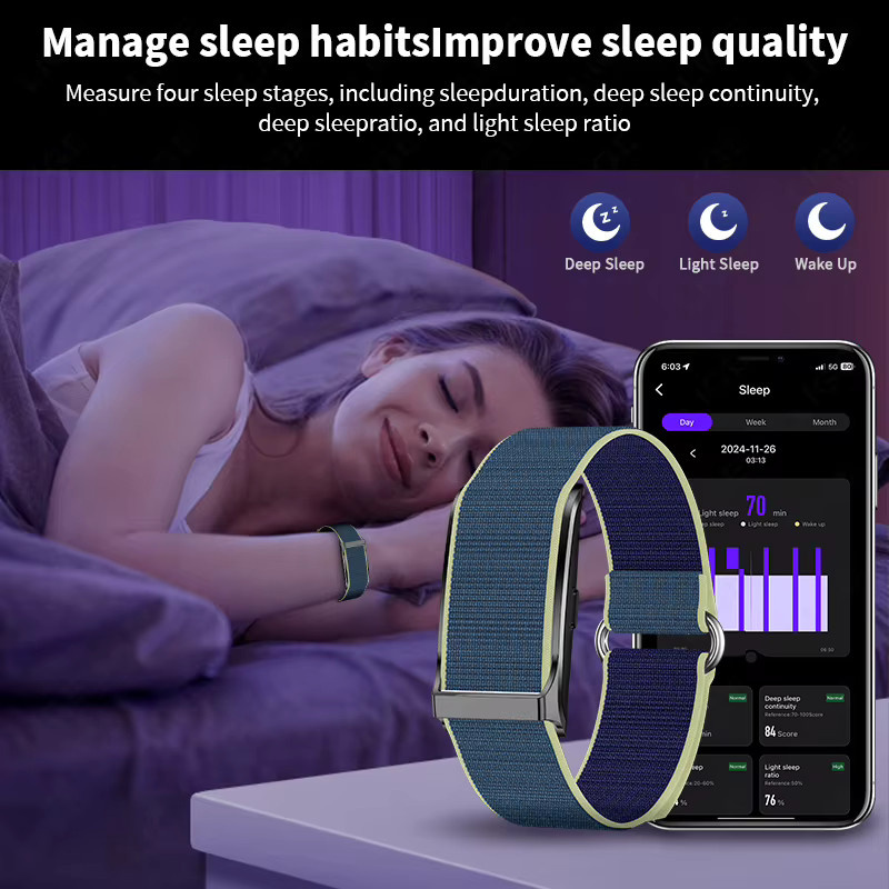 LIGE Intelligentes Gesundheitsarmband in Blau mit Multi-Sport-Modus und kontinuierlicher Gesundheitsüberwachung - Bild 2