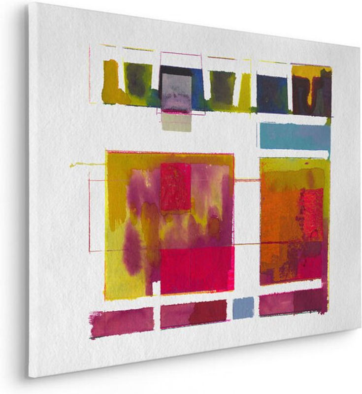 Komar Canvasbild Conveyor Belt – Abstraktes modernes Leinwandbild in Querformat, mehrfarbig, B: 90 cm, H: 90 cm - Bild 1