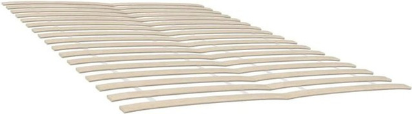 vidaXL Set 2 Lattenroste aus Pappelholz mit 34 Latten, braun, B/T/H: 80 x 200 cm