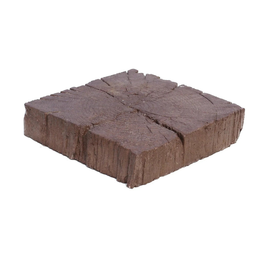 EHL Bahnschwelle aus Holz in Braun, B/T/H: 22,5 x 22,5 x 5 cm - Bild 2