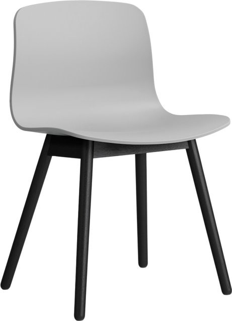 HAY About A Chair AAC 12 Esszimmerstuhl aus Polypropylen in Grau mit Eichengestell - Bild 1