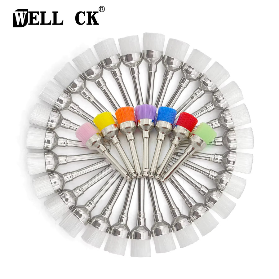 WELLCK Dental-Nylon-Polierbürsten in Schüsselform, 50 Stück - Bild 1