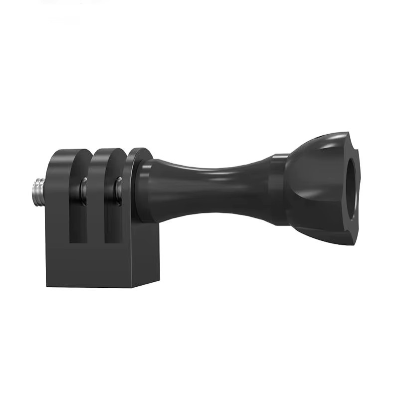 XT-XINTE Mini-Stativ-Adapter mit 1/4 Zoll Loch und M5-Schraube in Schwarz für GoPro, Insta360, Osmo Action und Selfie Sticks - Bild 2