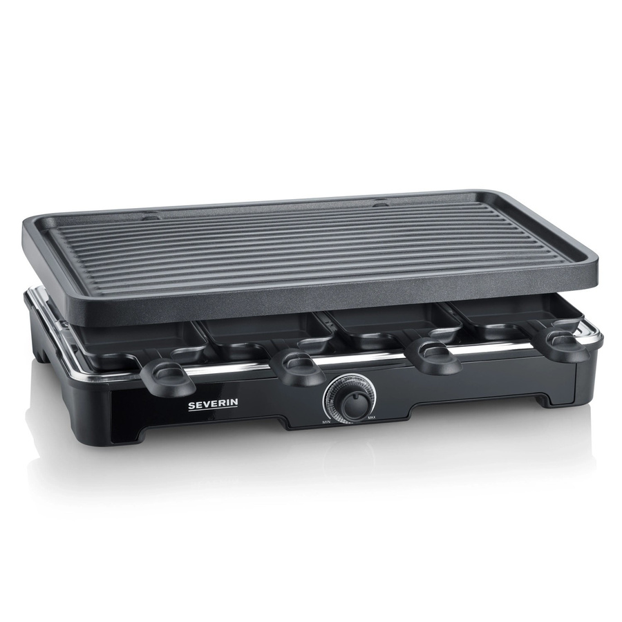 Severin Raclette-Grill RG 9670 in Schwarz mit 1.400 W Grillplatte - Bild 2
