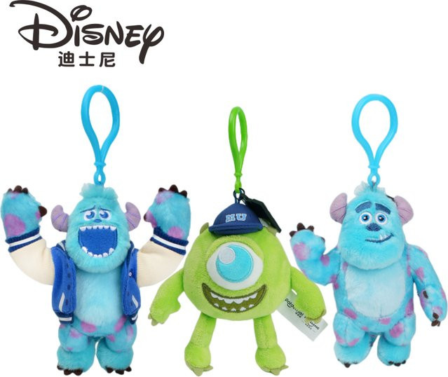 Disney Monsters University Plüsch-Schlüsselanhänger, James Sullivan, Mike Wazowski, ab 3 Jahren - Bild 1
