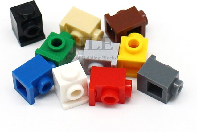 jile MOC Ziegel Modifizierte 1x1 mit Scheinwerfer, Bausteine, 100-teiliges Set - Bild 1