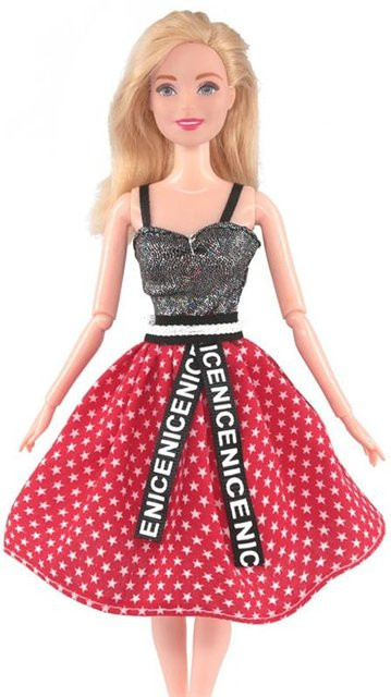 Toy and gift land Puppenkleidungs-Set, Puppen-Accessoires, Rot - Bild 1